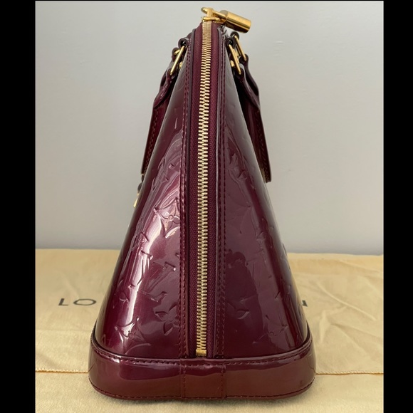 Louis Vuitton Alma PM - Rouge Fauviste Vernis - Picture 3 of 14